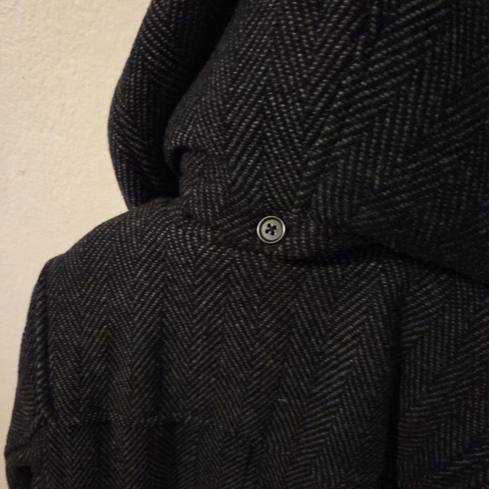GAP Gray Herringbone Toggle Coat - Picture 5 of 5